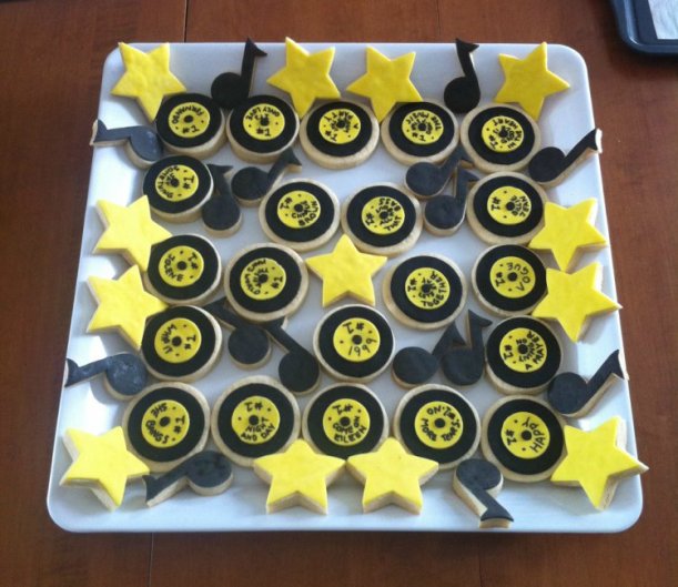 2015-04-11 record star music note cookies 02