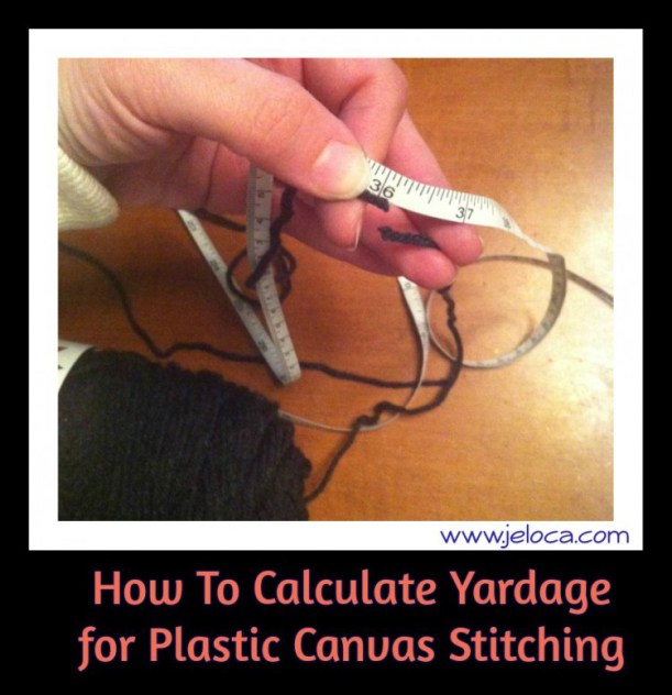 how to calculate yardage for plastic canvas