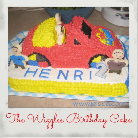 the wiggles big red car cake