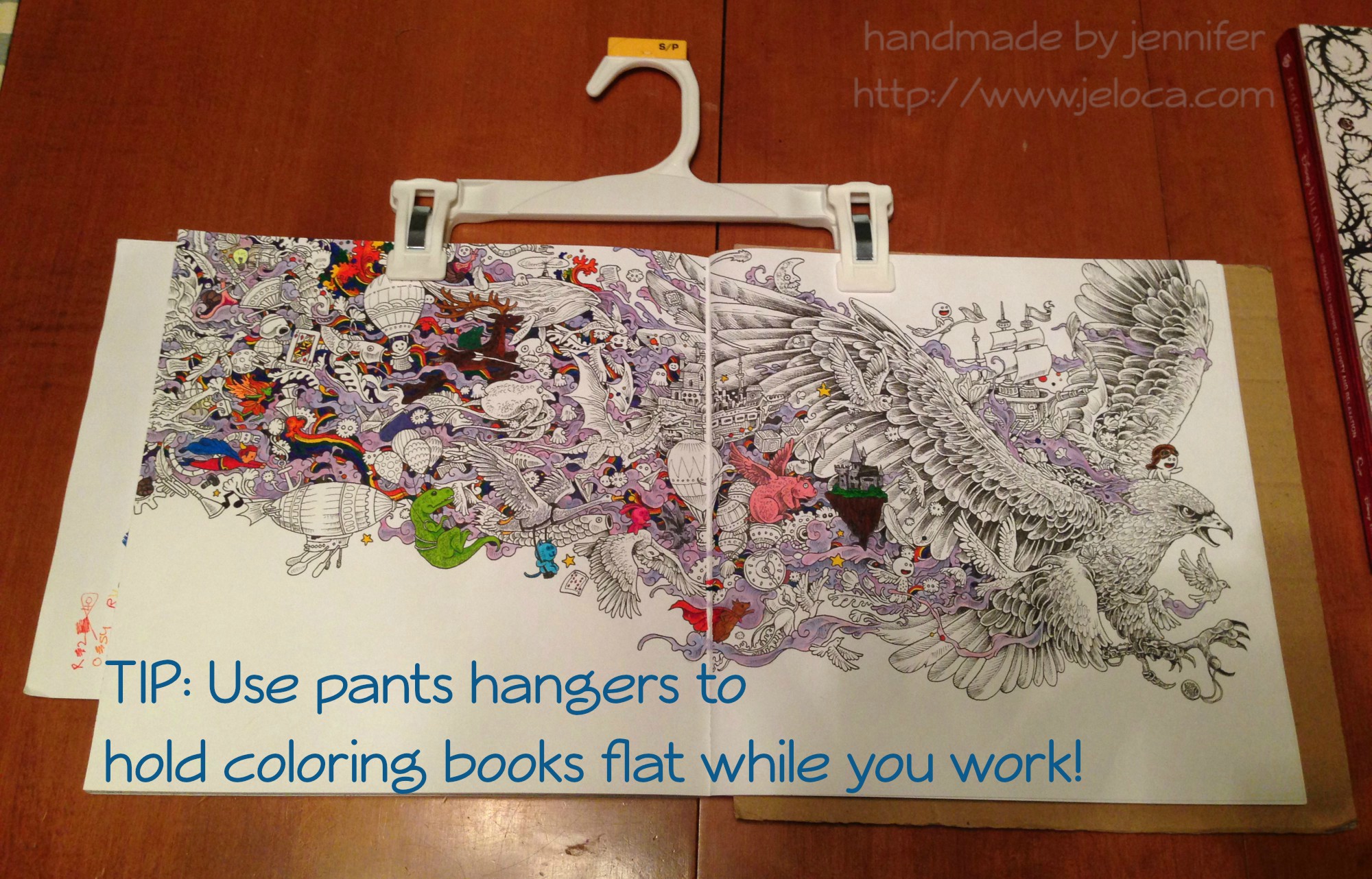 tip color with clips titled