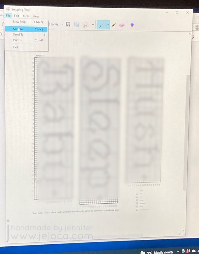 How to Enlarge Pattern Charts Physically and Digitally